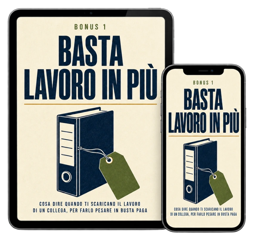 Bonus 1 — Basta Lavoro in Più